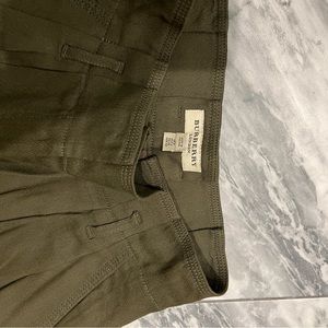Burberry linen a-line skirt